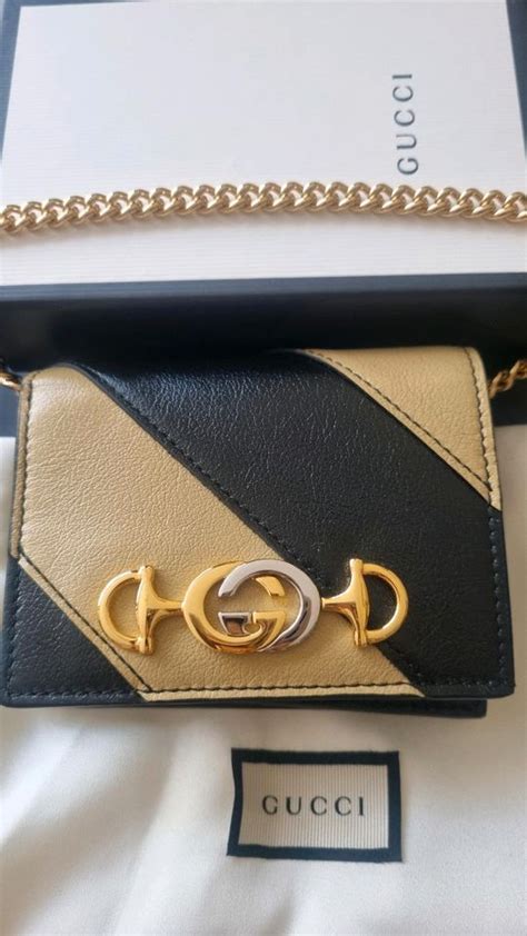 gucci portemonnaie mit kette